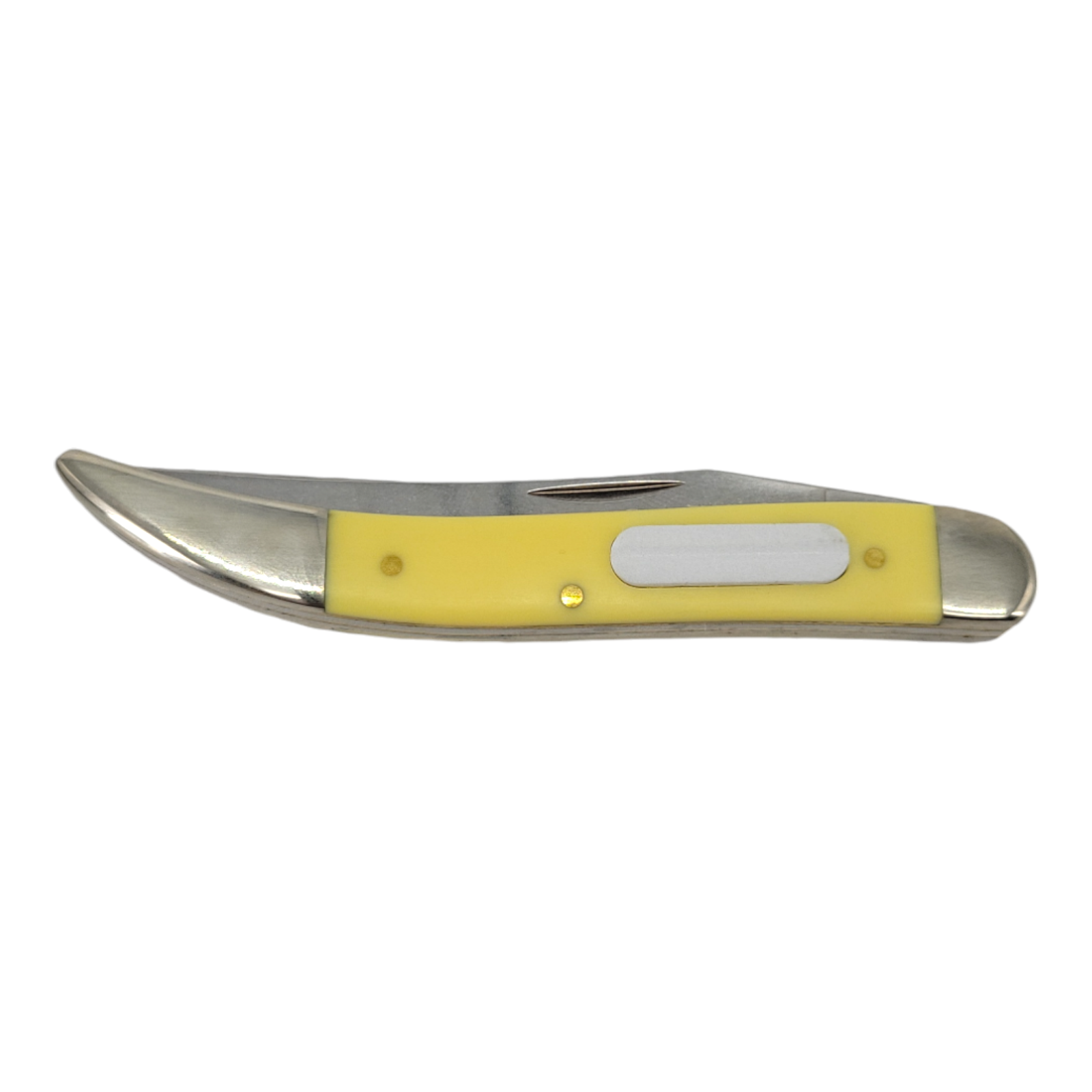 Case Cutlery 120 Yellow Synthetic Fishing Knife with Clip Blade and Fish Scaler