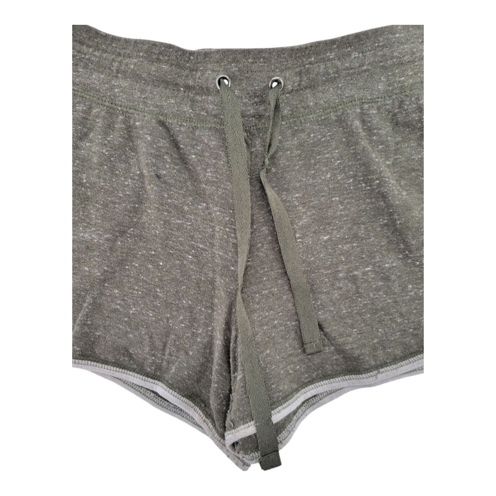 Athletic Works Lounge Shorts Girls Olive Green Drawstring Waist Size L 12-14