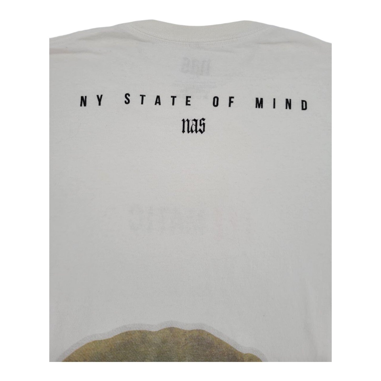 Nas Illmatic Album Cover Graphic T-Shirt White Men's Size XL