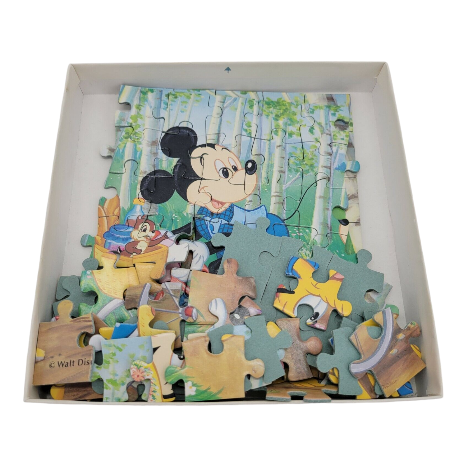 Walt Disney Mickey Mouse And Friends Japanese Cardboard Pieces Jigsaw Puzzle