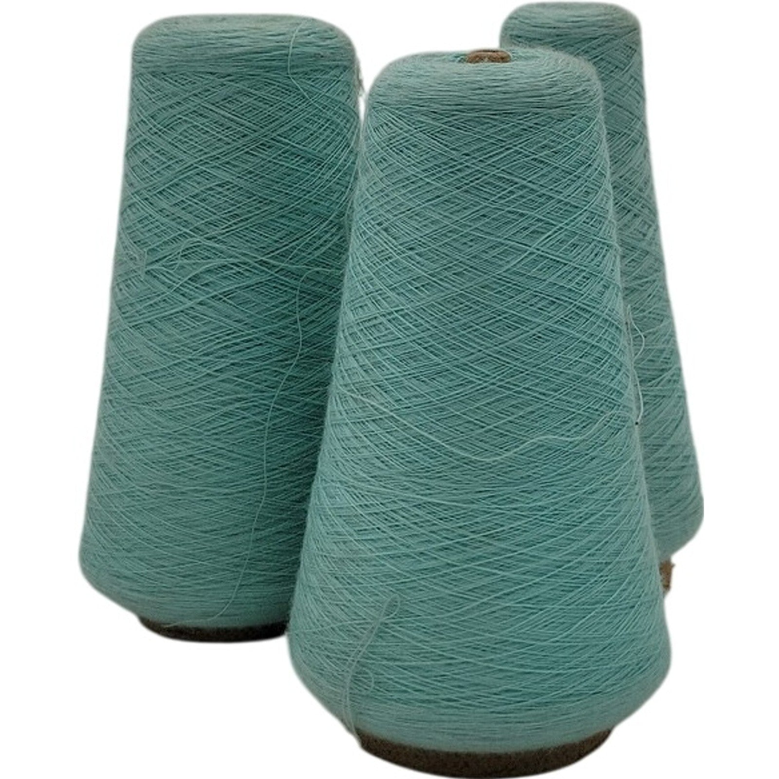 Vintage Phoenix Dye Works 1/28 Acrylic Yarn Cone Jade 0024731 Lot of 3