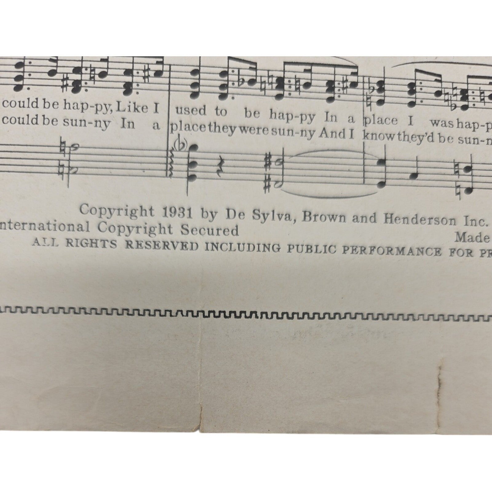 Vintage By A Lazy Country Lane 1931 Sheet Music By Bud Green Sam H Stept