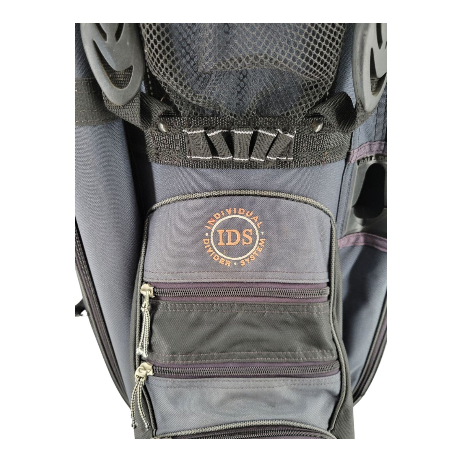 Datrek IDS Black Blue Golf Cart Bag 14 Way Divider System