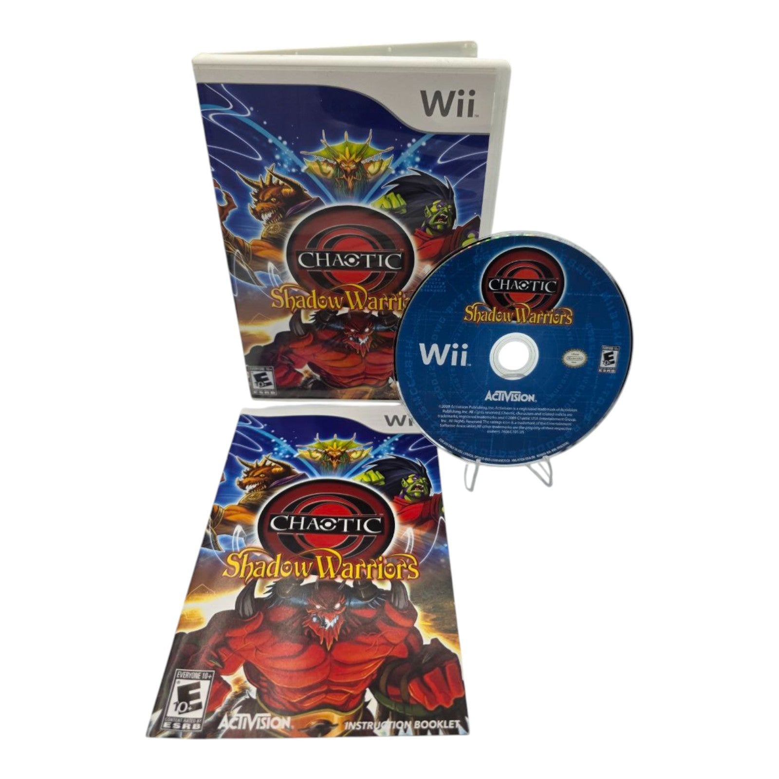 Chaotic Shadow Warriors Nintendo Wii Complete with Manual Tested 2009