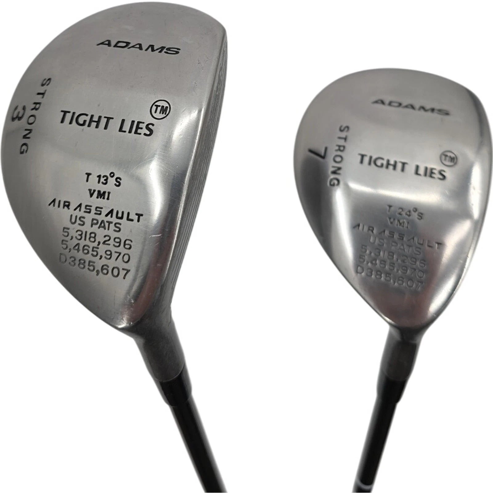 Adams Golf Tight Lies Air Assault Strong 3 And 7 Wood Set RH Men Graphite Shafts