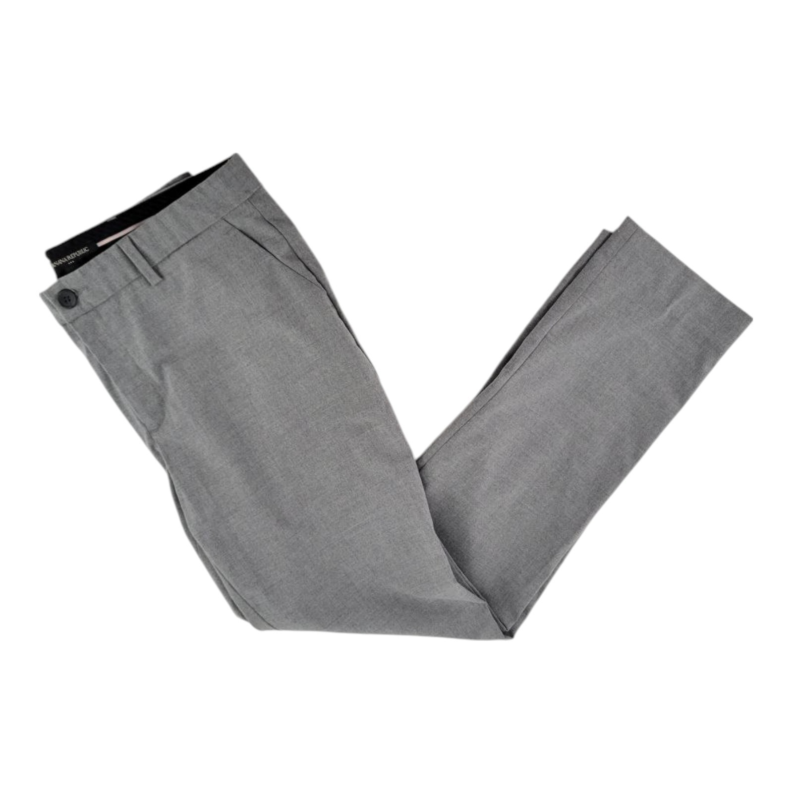 Banana Republic Gray Dress Pants Flat Front Trousers Womens Size 4