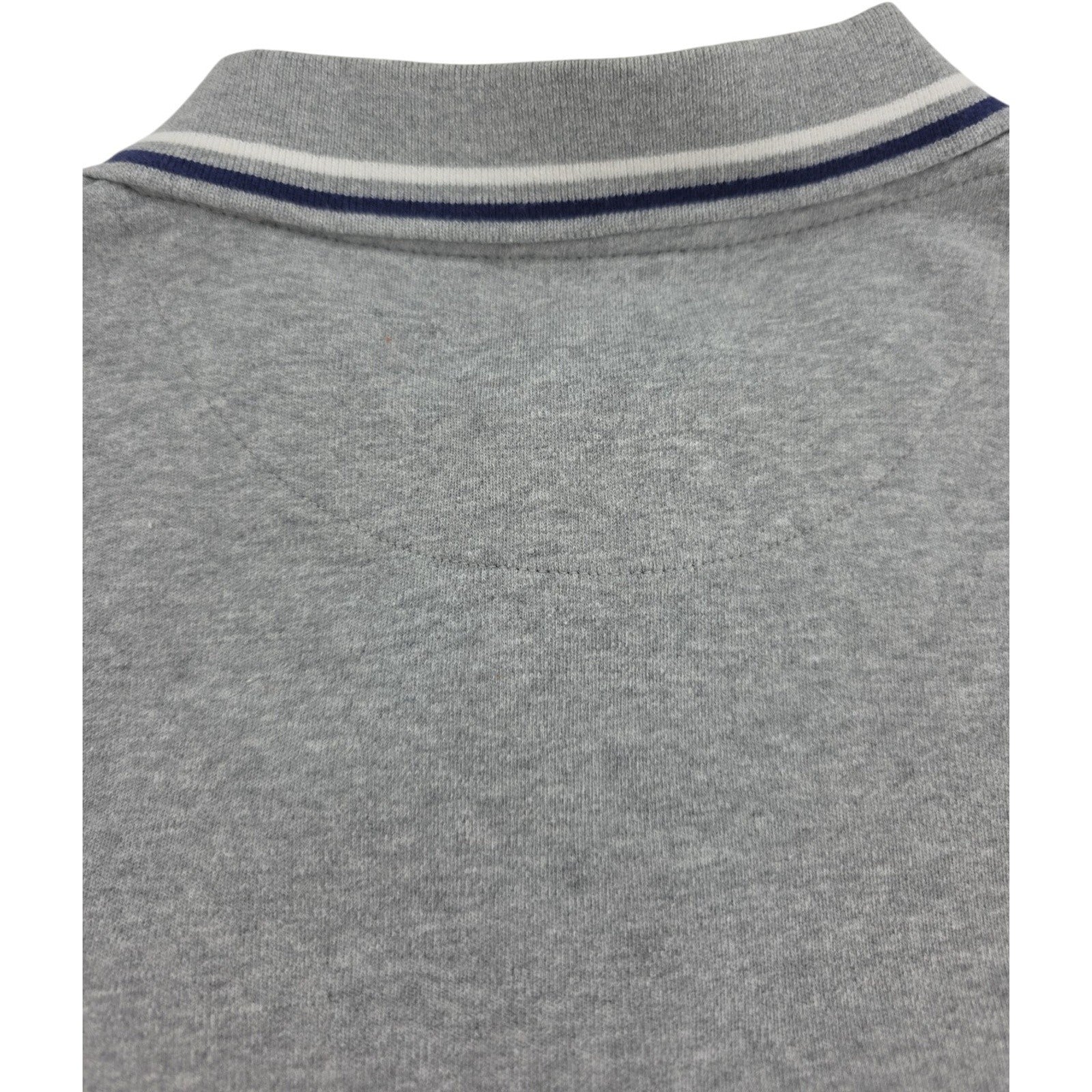 West Marine Crew Polo Gray Yellow Striped Collared Golf Polo Shirt Size XL