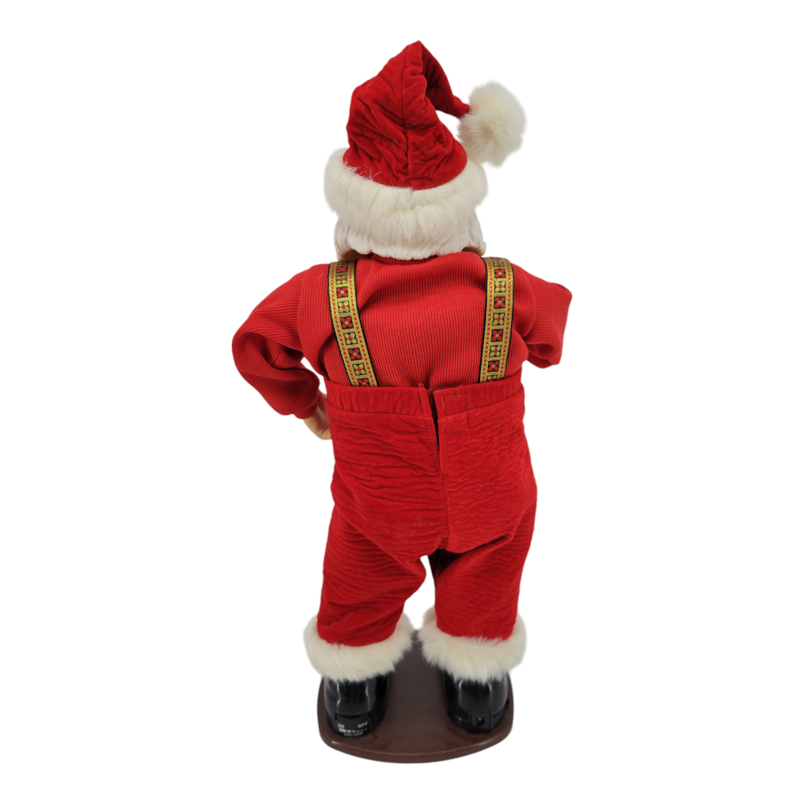 Vintage 1998 Christmas Fantasy Jingle Bell Rock Dancing Santa Animated Decor