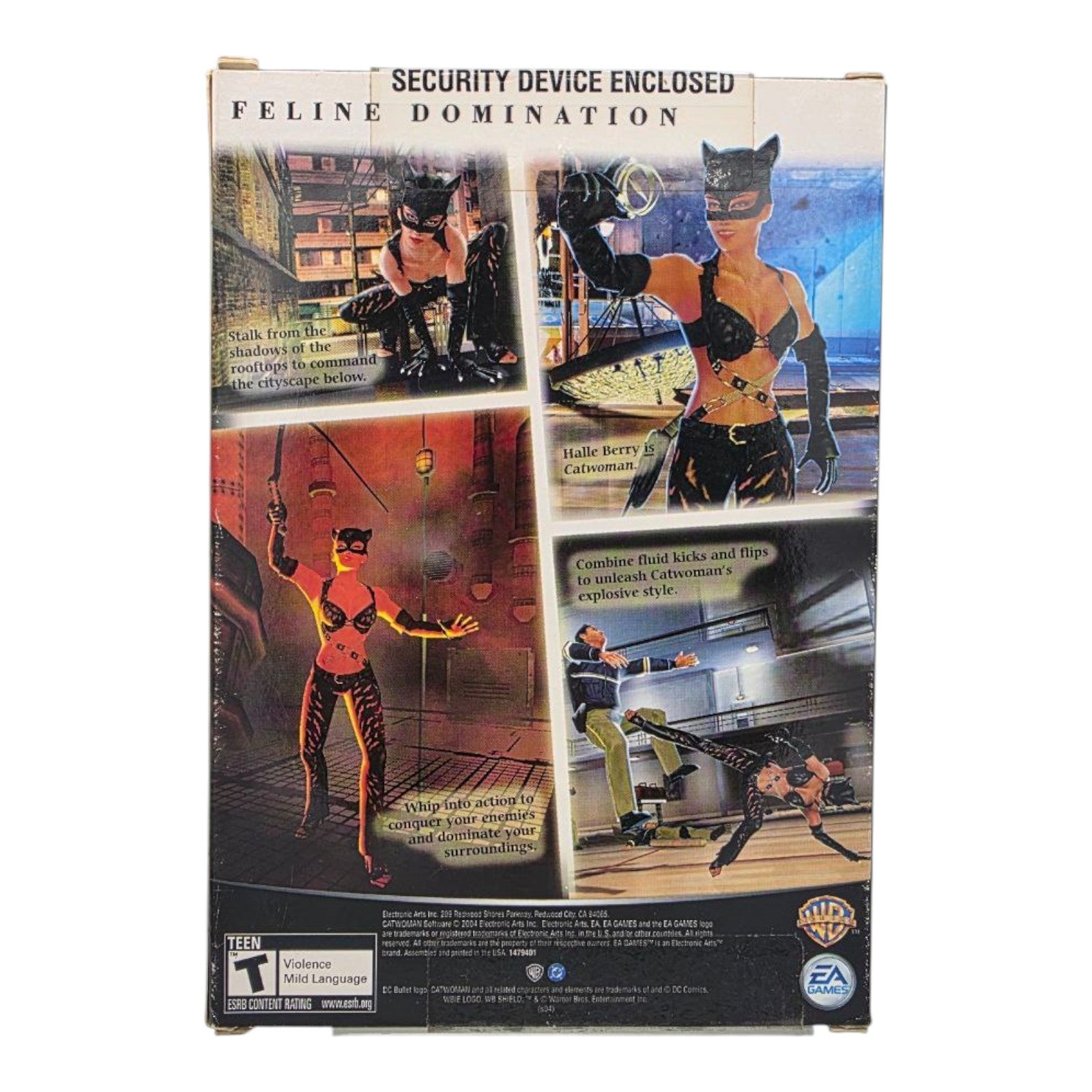 Catwoman Complete PC 2 Disc EA Games Tested Halle Berry 2004