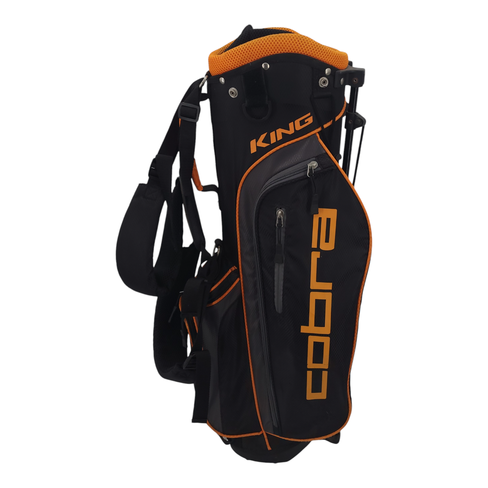 King Cobra Junior Golf Club Stand Bag 5-Way Divider Black Orange