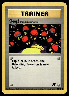 Pokemon TCG Team Rocket Sleep! 2000 Common #79 Lightly Played Card