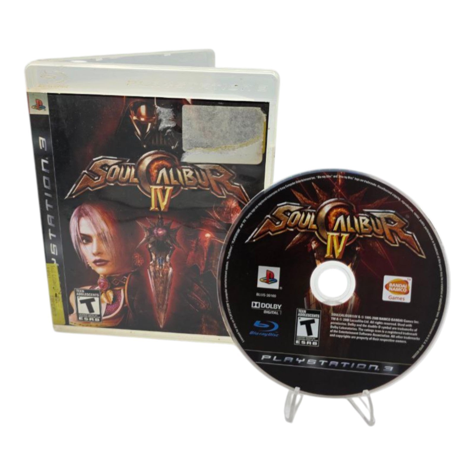 Soulcalibur IV Sony PlayStation 3 2008 PS3 Fighting Video Game Tested No Manual