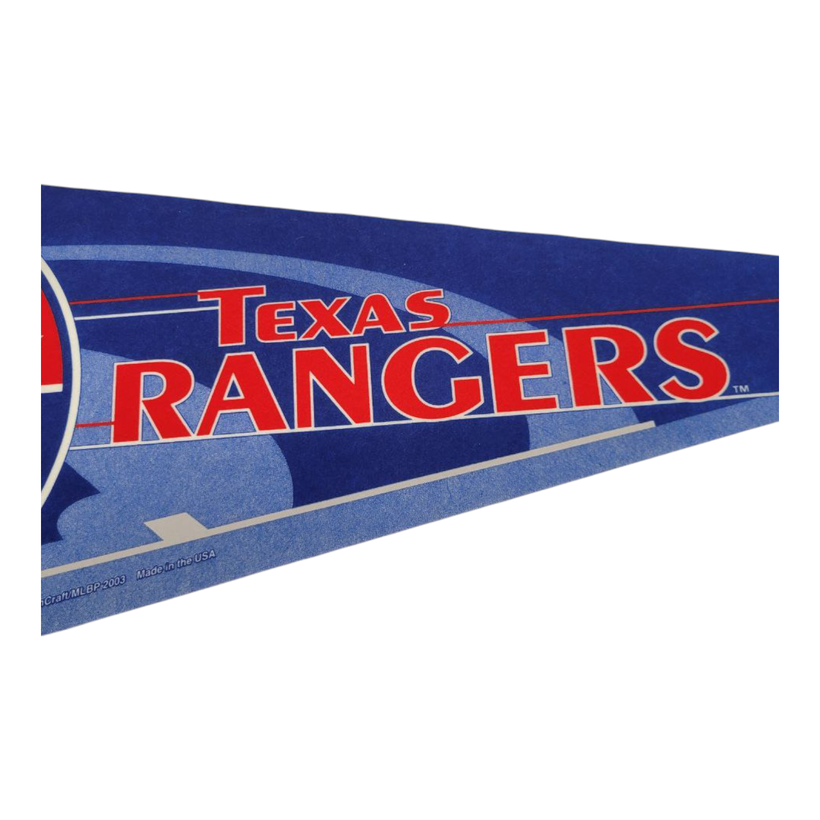 WinCraft Texas Rangers Baseball MLB 2003 Pennant Felt Flag Baseball Banner 29"