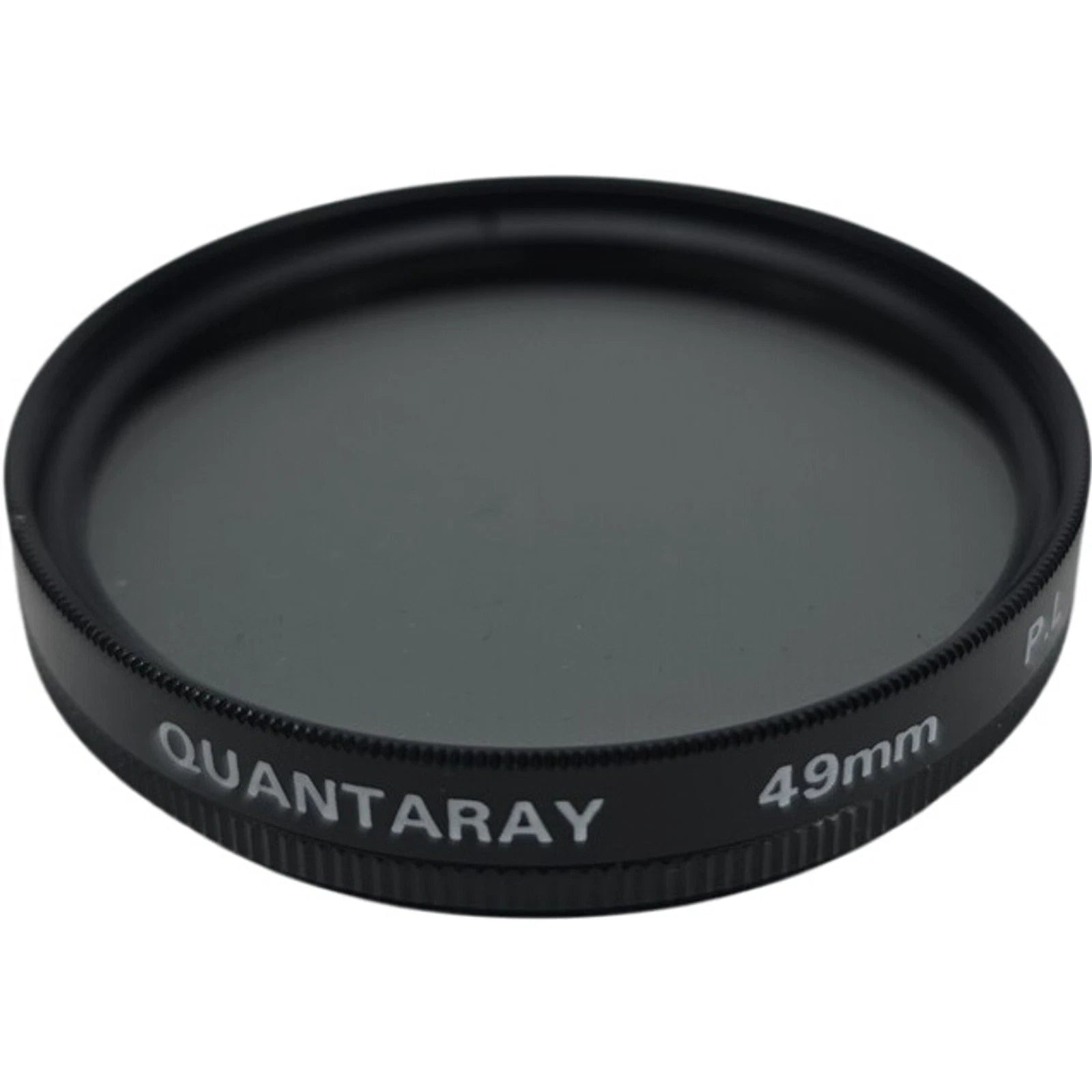 Lot of 3 49mm Camera Lens Filters Vivitar UV Quantaray PL Sunpak Y2 w/ Hoya Case