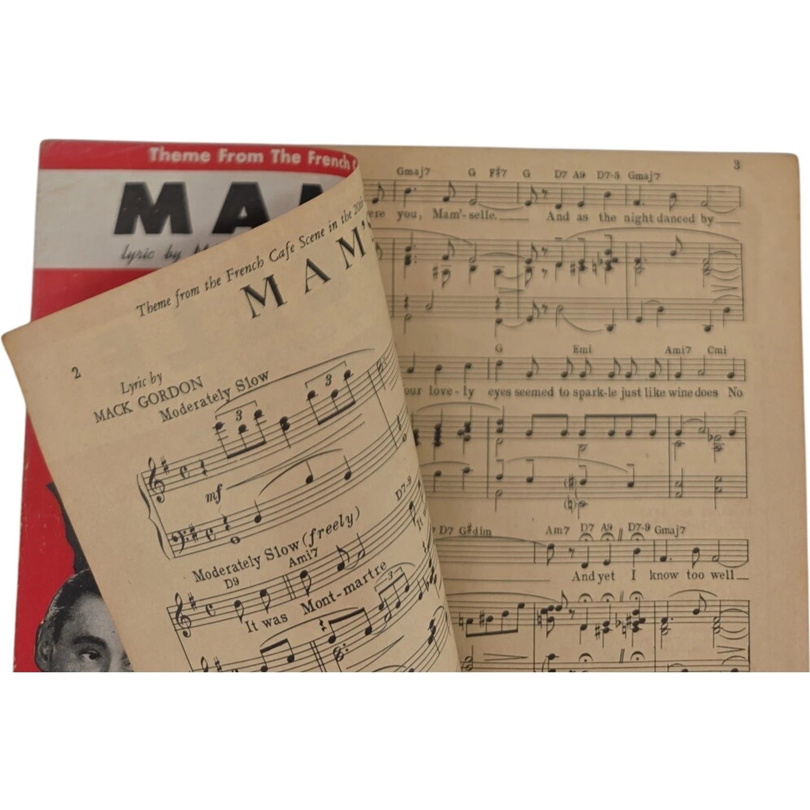 Mam'selle from Razor's Edge 1947 Sheet Music Mack Gordon Edmund Goulding