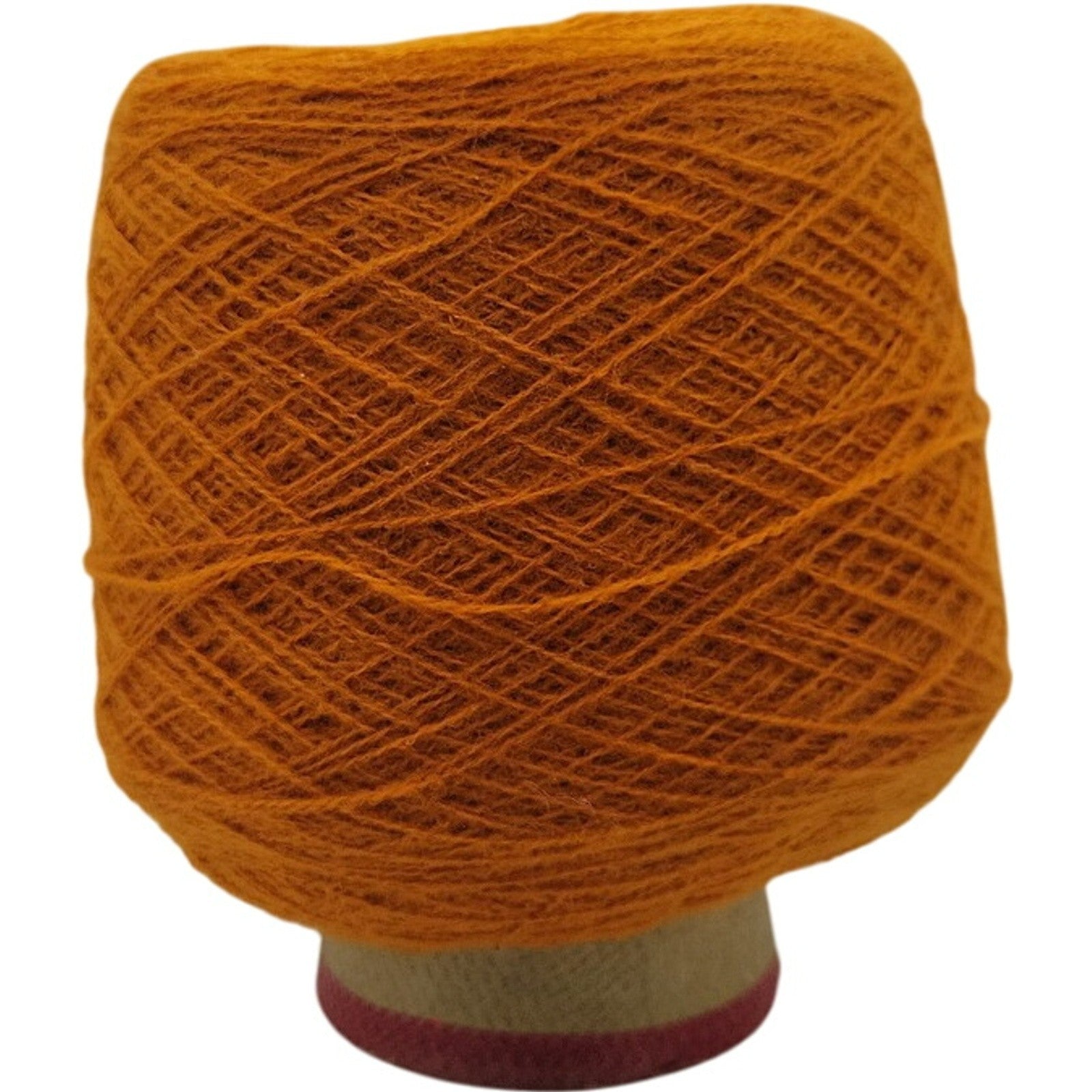 Vintage 1980s Johnston Mills Company 1/28 Acrylic Cone Yarn Copper 46248