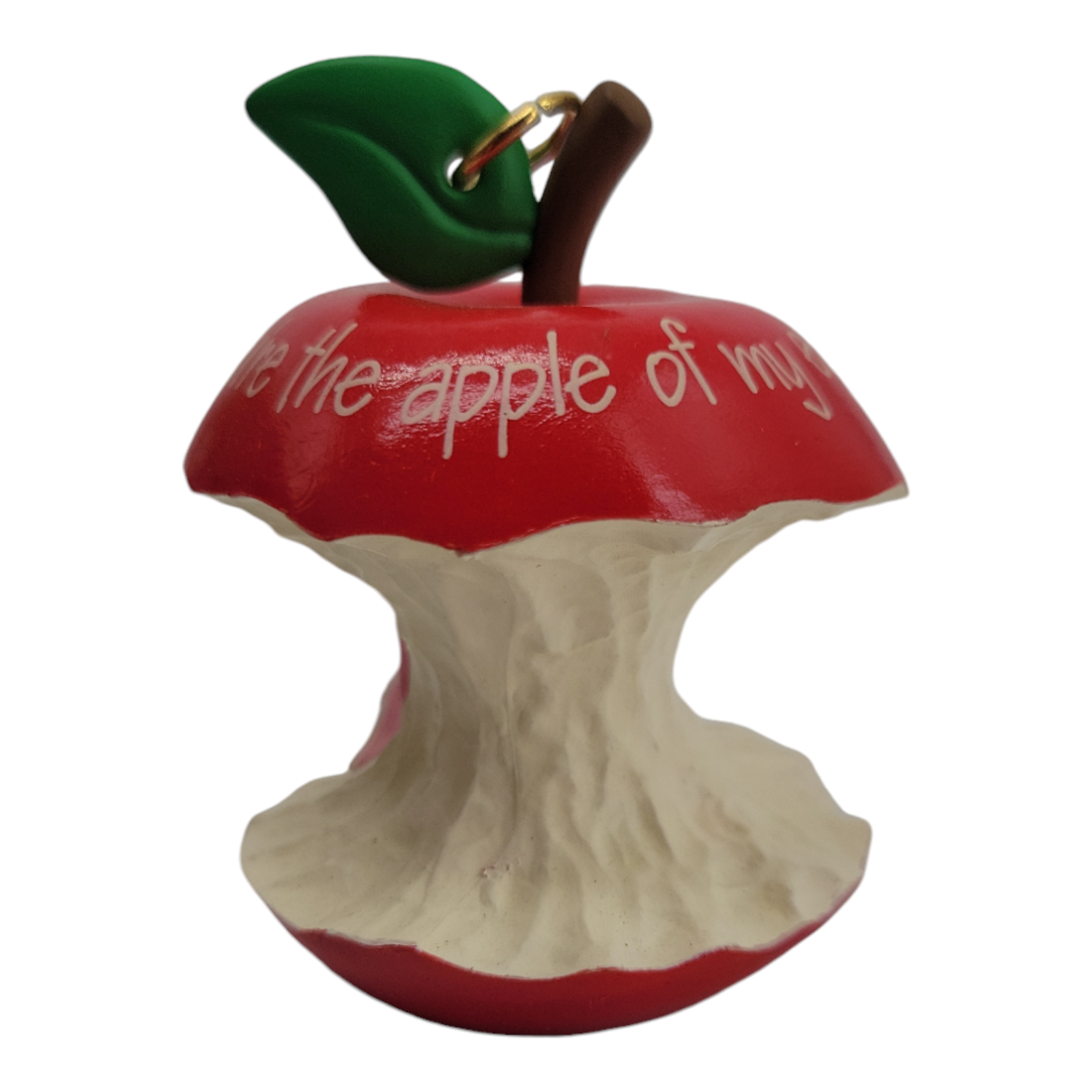 1992 Hallmark Keepsake Ornament Granddaughter Mouse in Red Apple Collectible