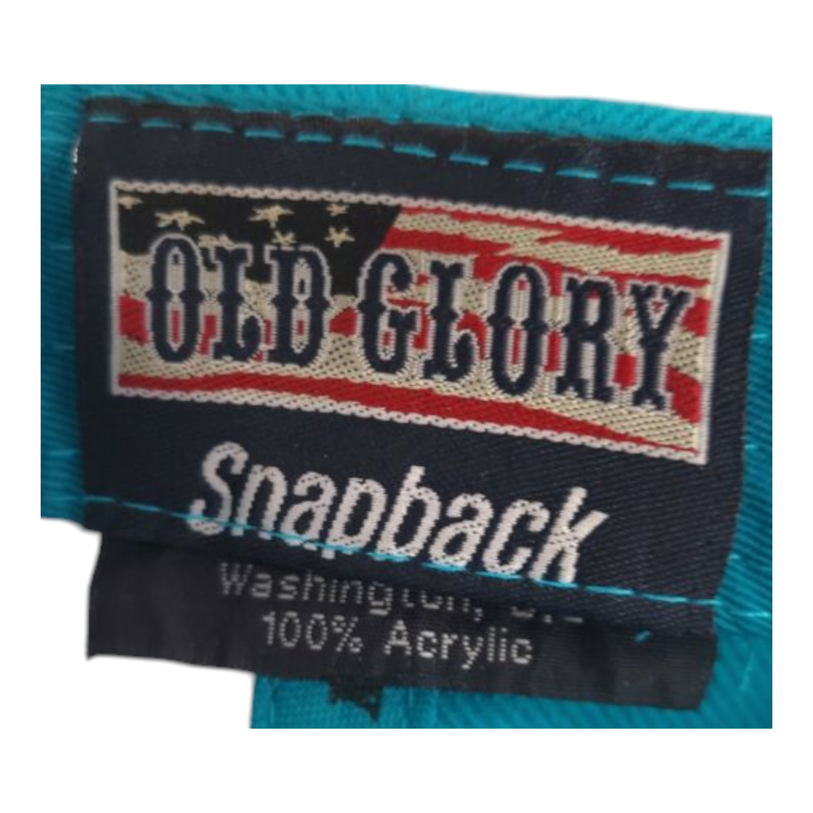 Washington DC Snapback Cap by Old Glory Embroidered Blue and Purple