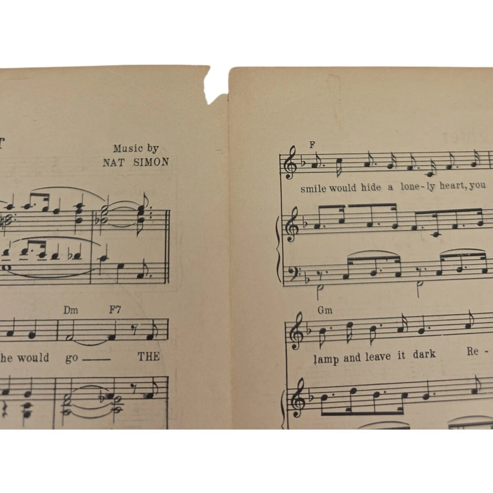 The Old Lamp-Lighter 1946 Sheet Music by Charles Tobias & Nat Simon Blue Barron