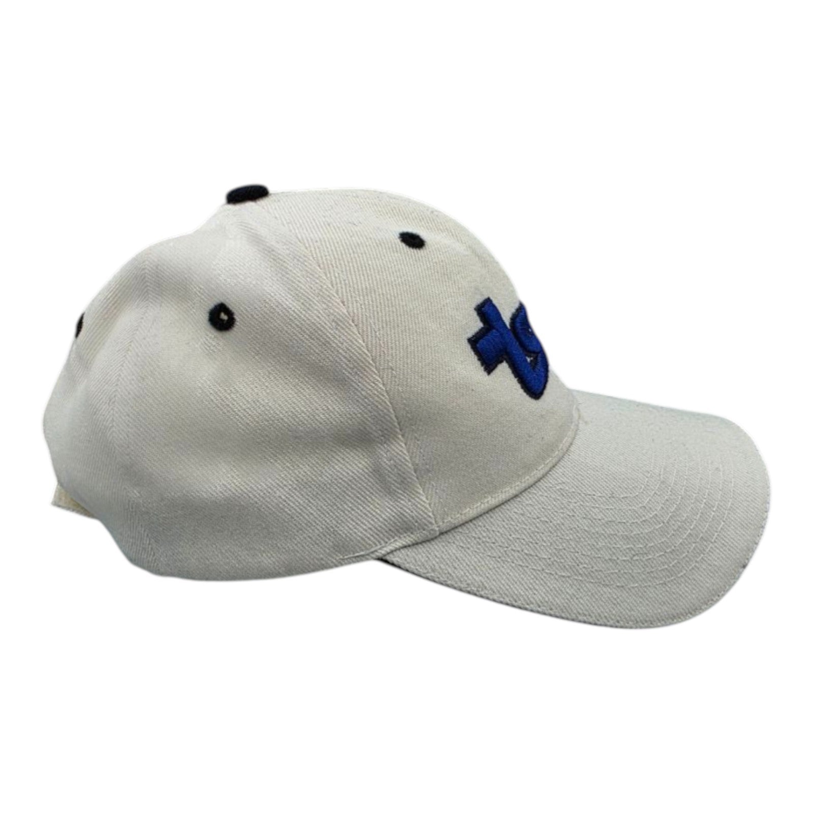 LSU Tigers Adjustable Baseball Cap White Blue Logo Tiger Patch One Size