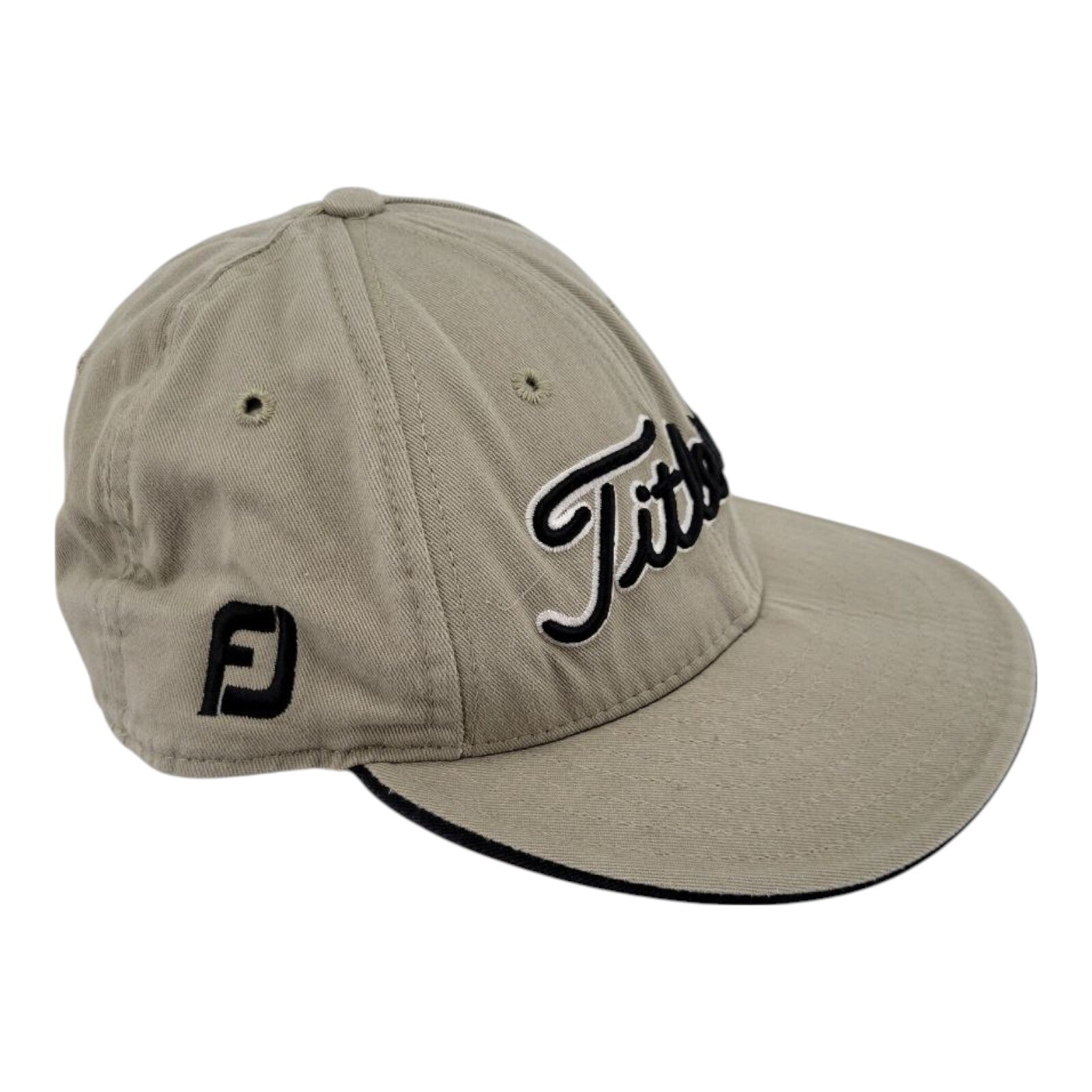 Titleist New Era 59FIFTY Low Profile Fitted Golf Hat Khaki Size 7 1/2