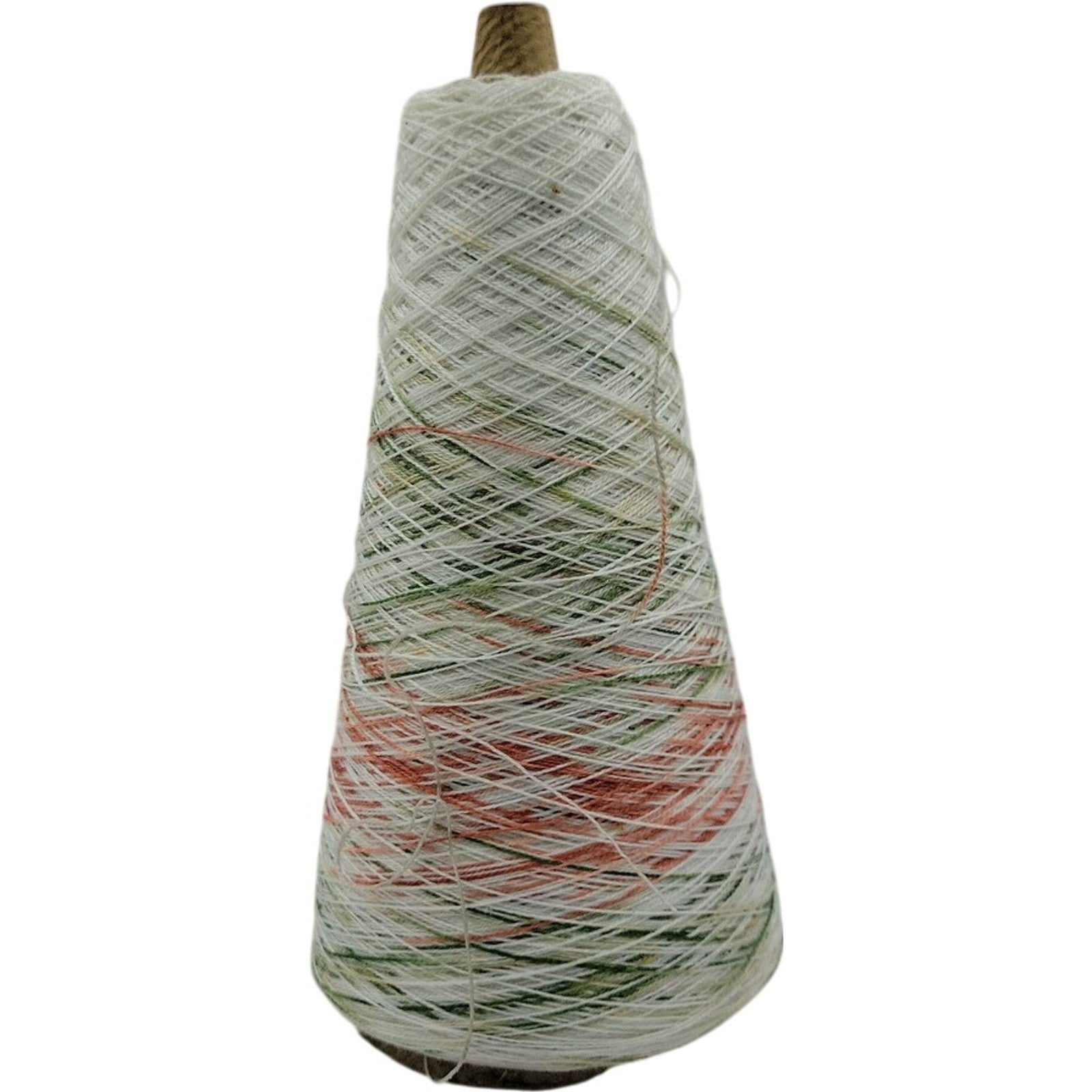 Vintage Acrylic Cone Yarn Chesln White M1355