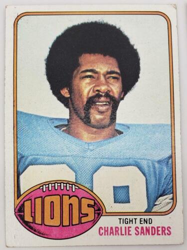 1976 Topps Chewing Gum Football Cards Detroit Lions