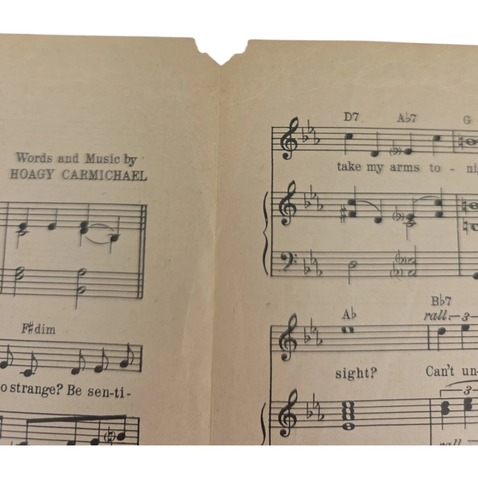 Ivy Inspired by the Sam Wood Production Ivy 1947 Sheet Music by Hoagy Carmichael