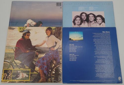 Vtg Bee Gees Crystal Gayle Capt Tennille Debbie Boone Vinyl LP Four Album Bundle