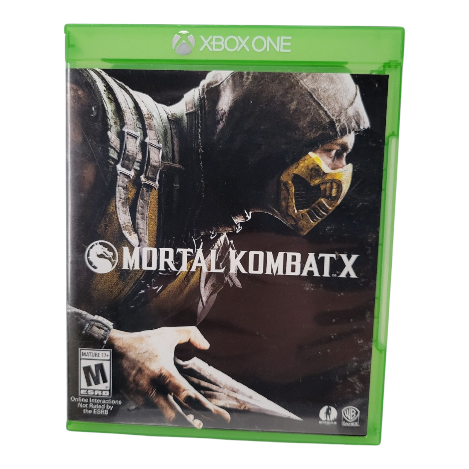 Warner Bros Mortal Kombat X Xbox One 2015 Case Manual Disc