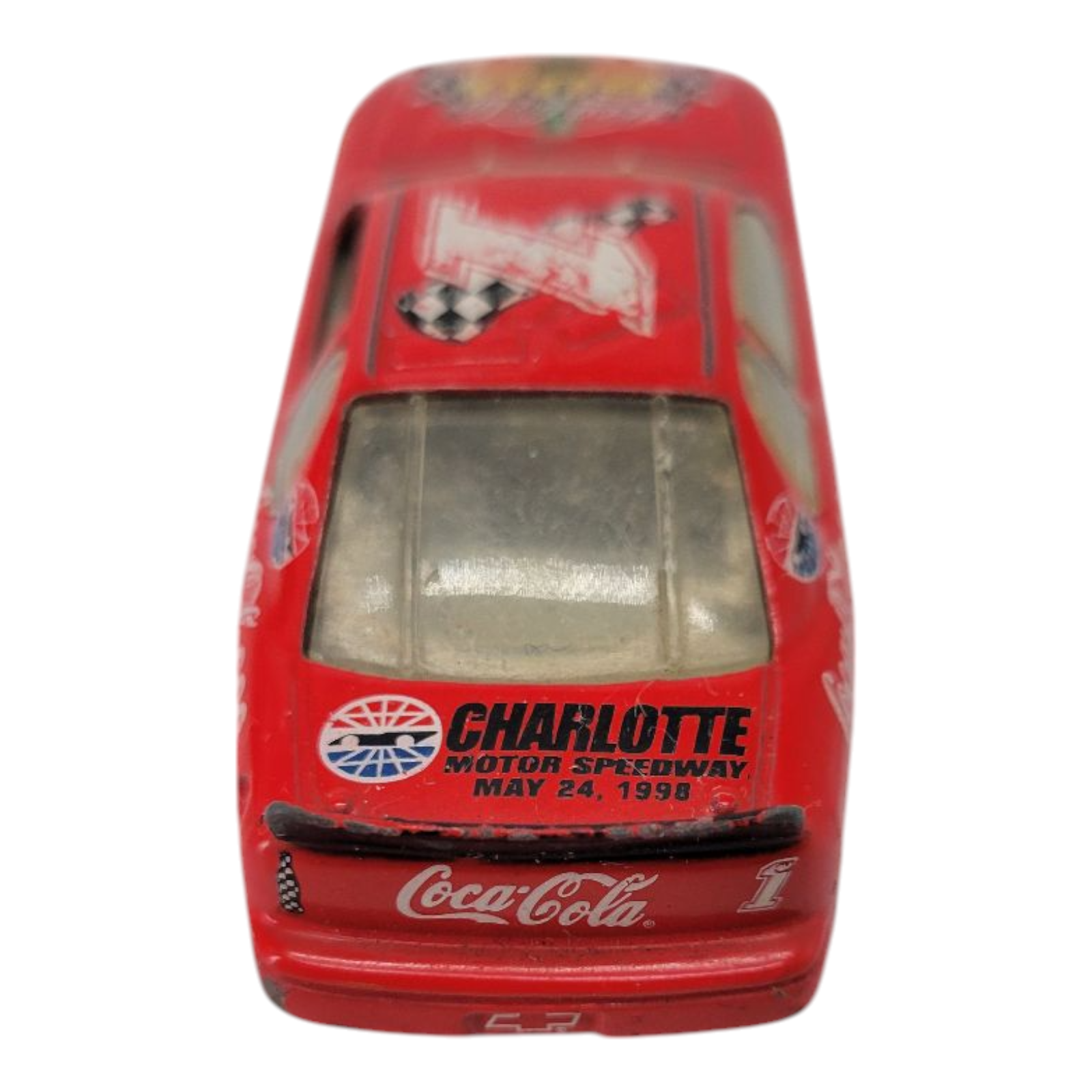 Vintage Coca Cola 600 #1 NASCAR Diecast Car 1995 Monte Carlo Charlotte Speedway