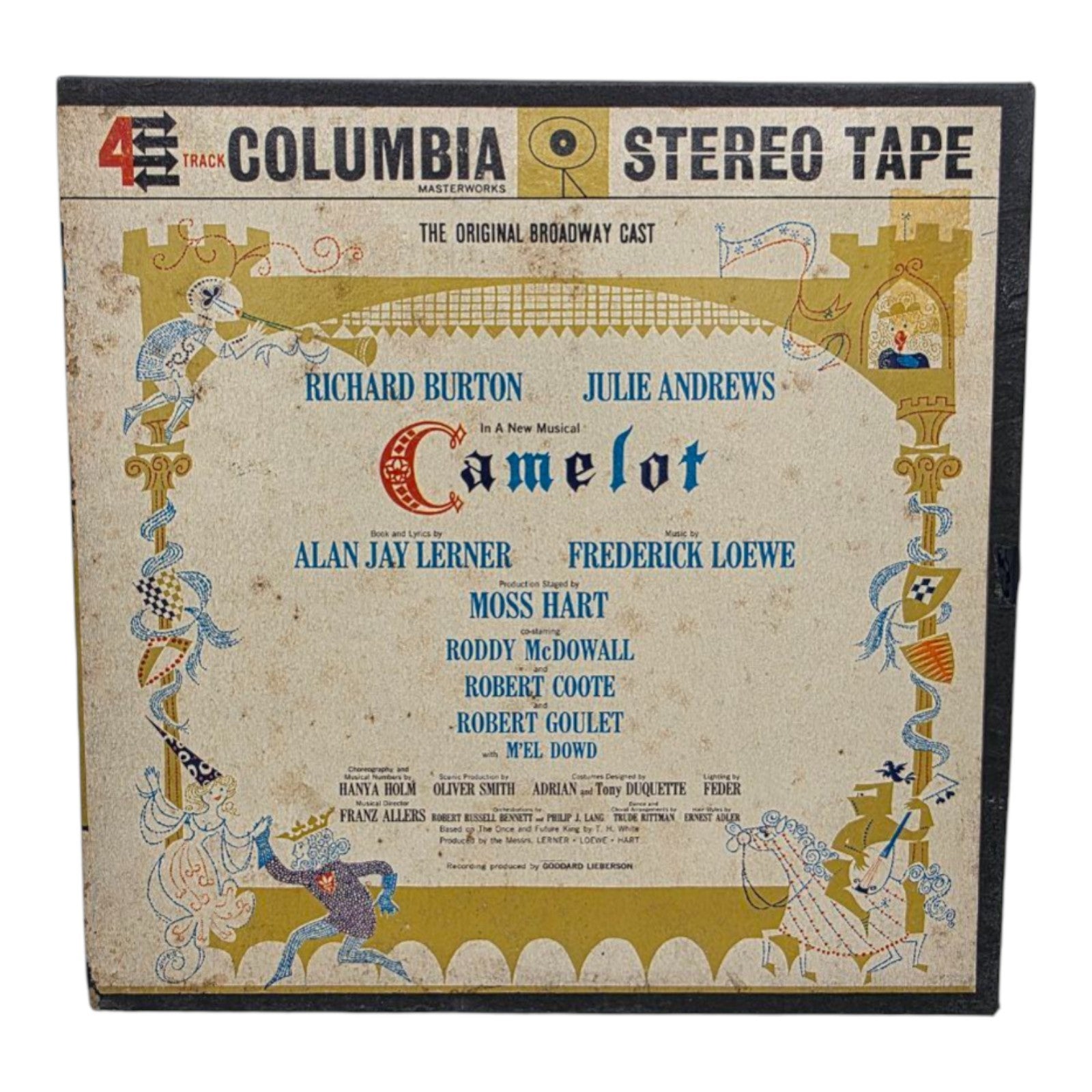 Camelot Original Broadway Cast Reel to Reel Tape Columbia 7 1/2 IPS