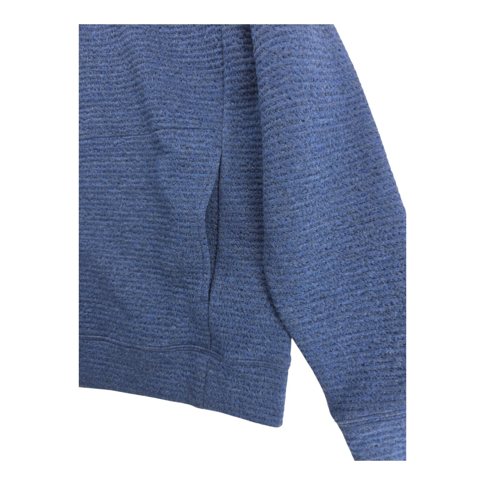 VRST Pull-Over Blue Textured Knit Quarter Zip Sweater Men’s Size Large NWT