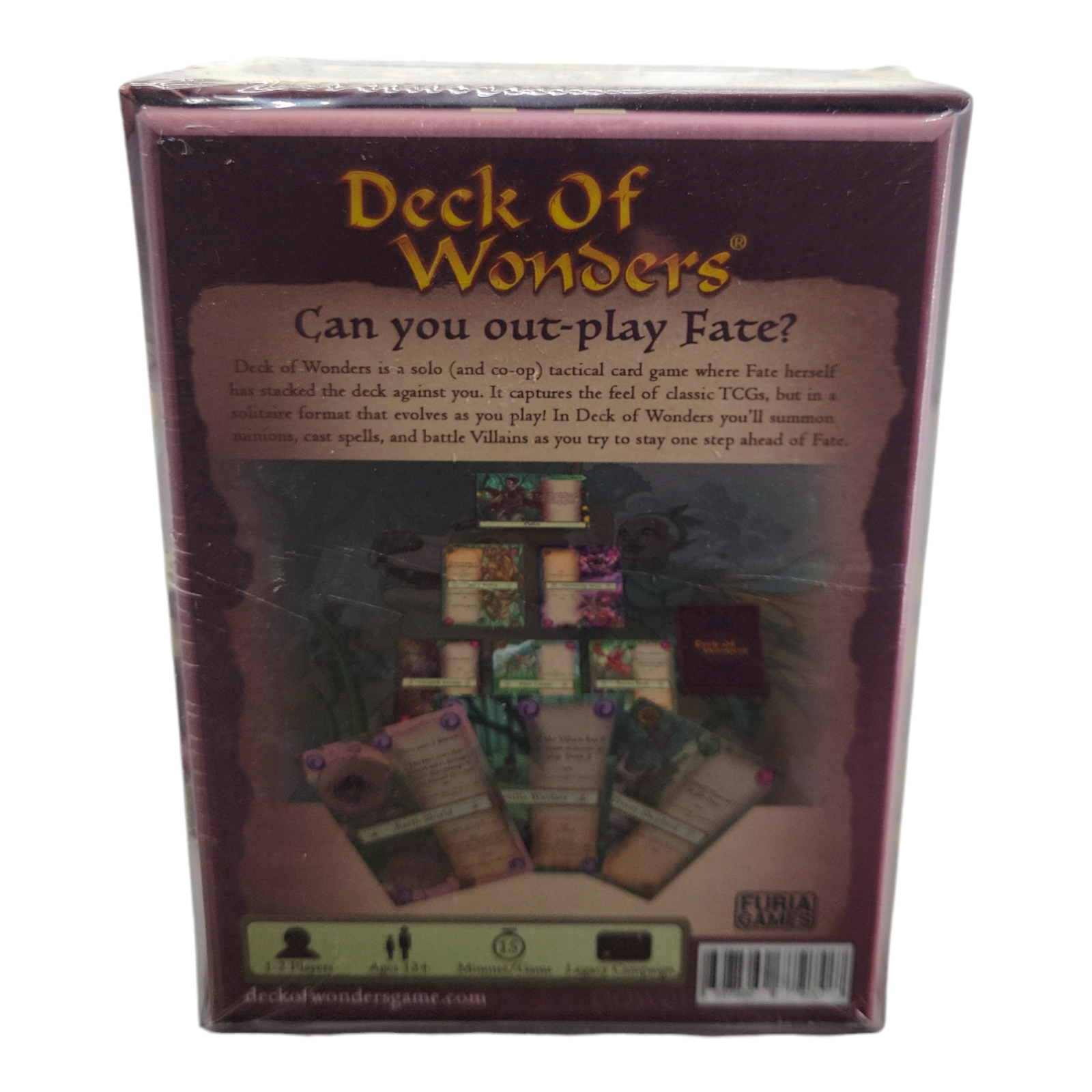 Deck of Wonders Solo Legacy Card Game by Furia Games