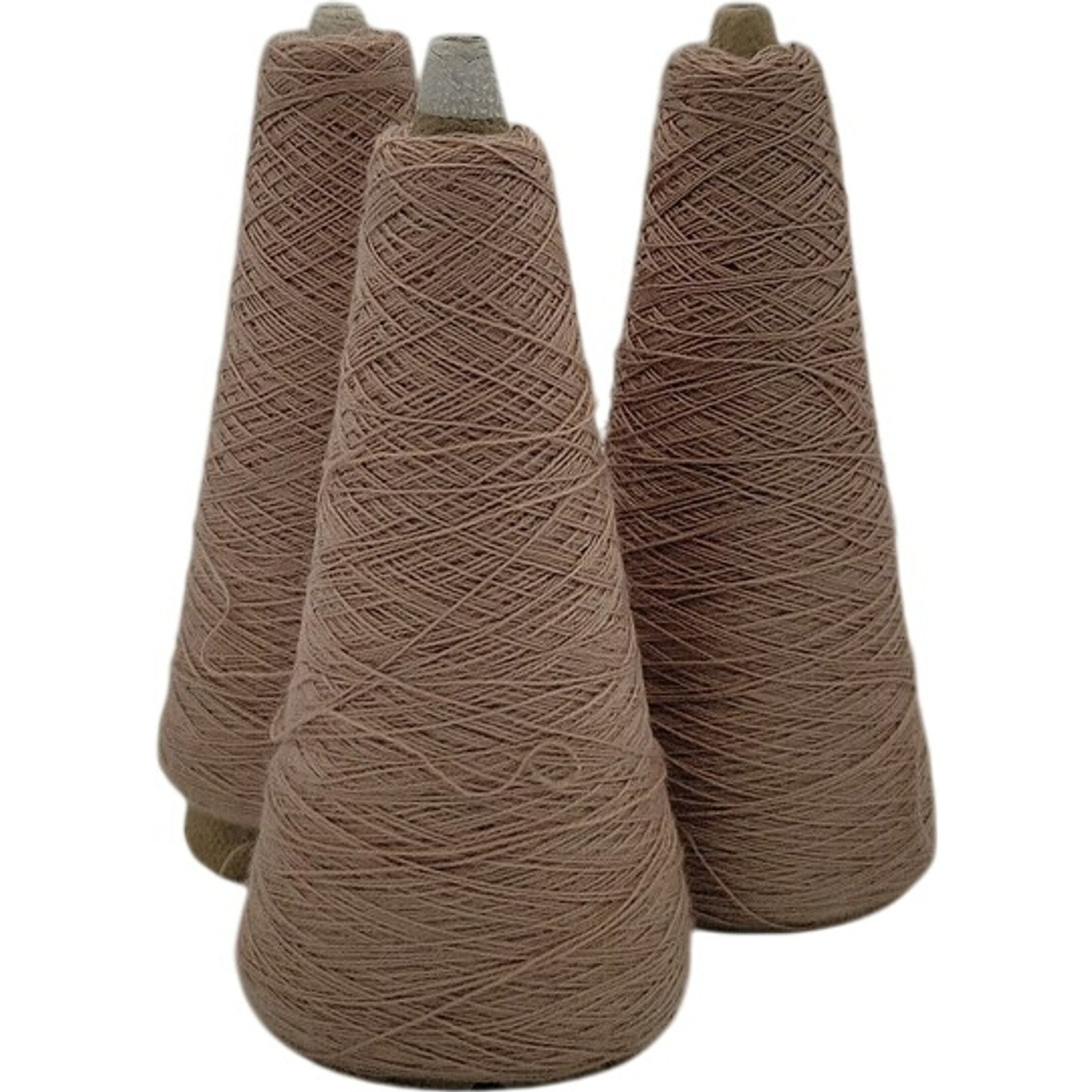 Vintage Pisgah Taupe 13614 Yarn Cone 2/24 Lot of 3