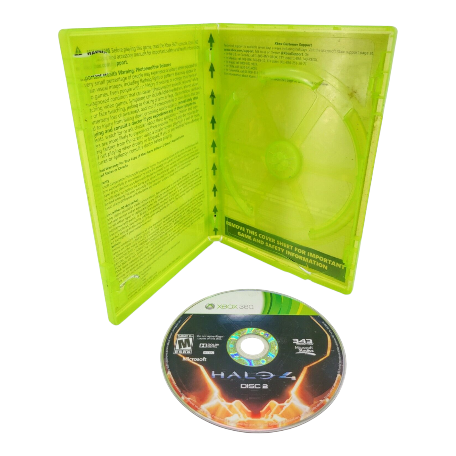 Xbox 360 Halo Wars Greatness Is Earned Platinum Hits Video Game DVD Pack Of 2