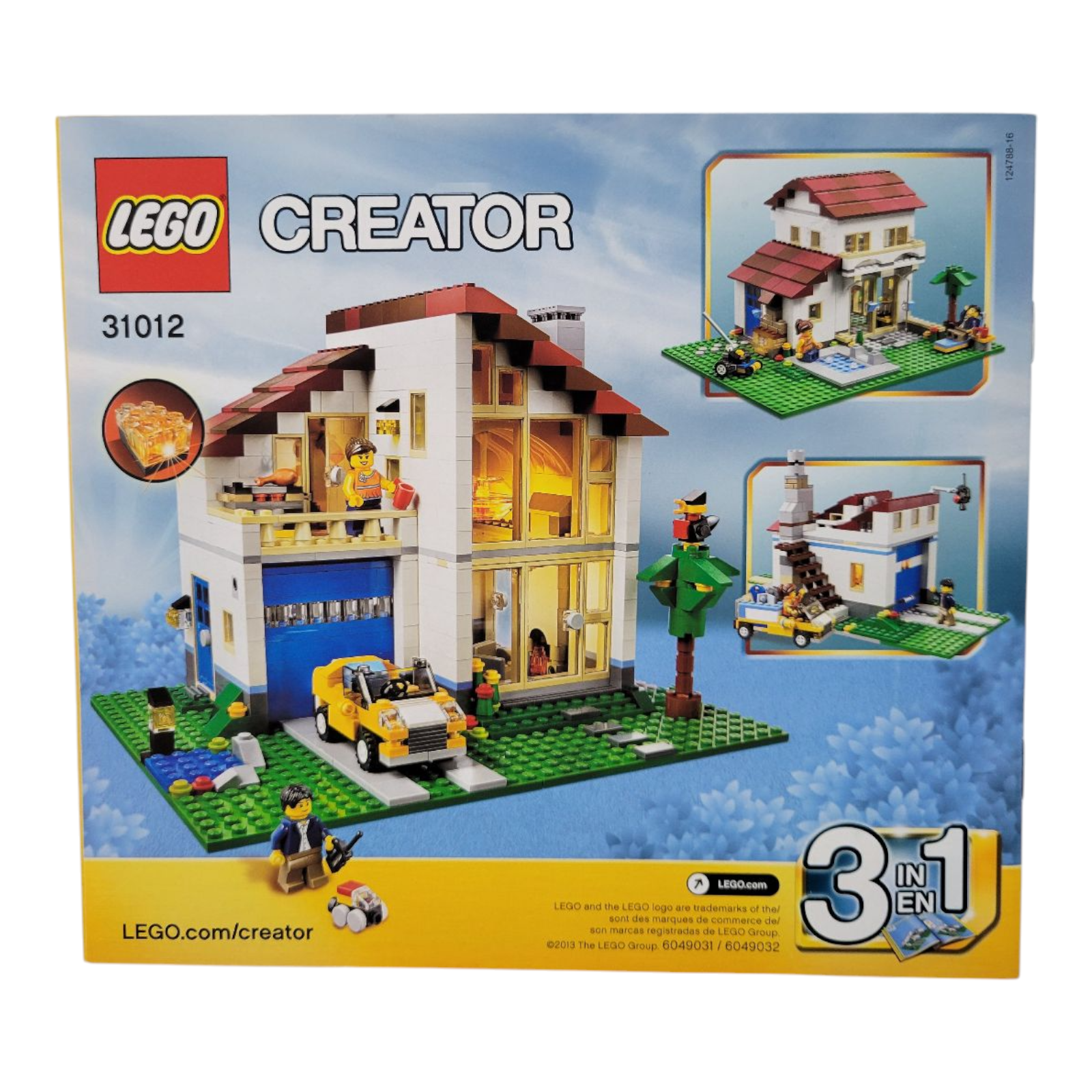 LEGO Creator 3 in 1 Treehouse and Family Home Instruction Manuals Set 31010