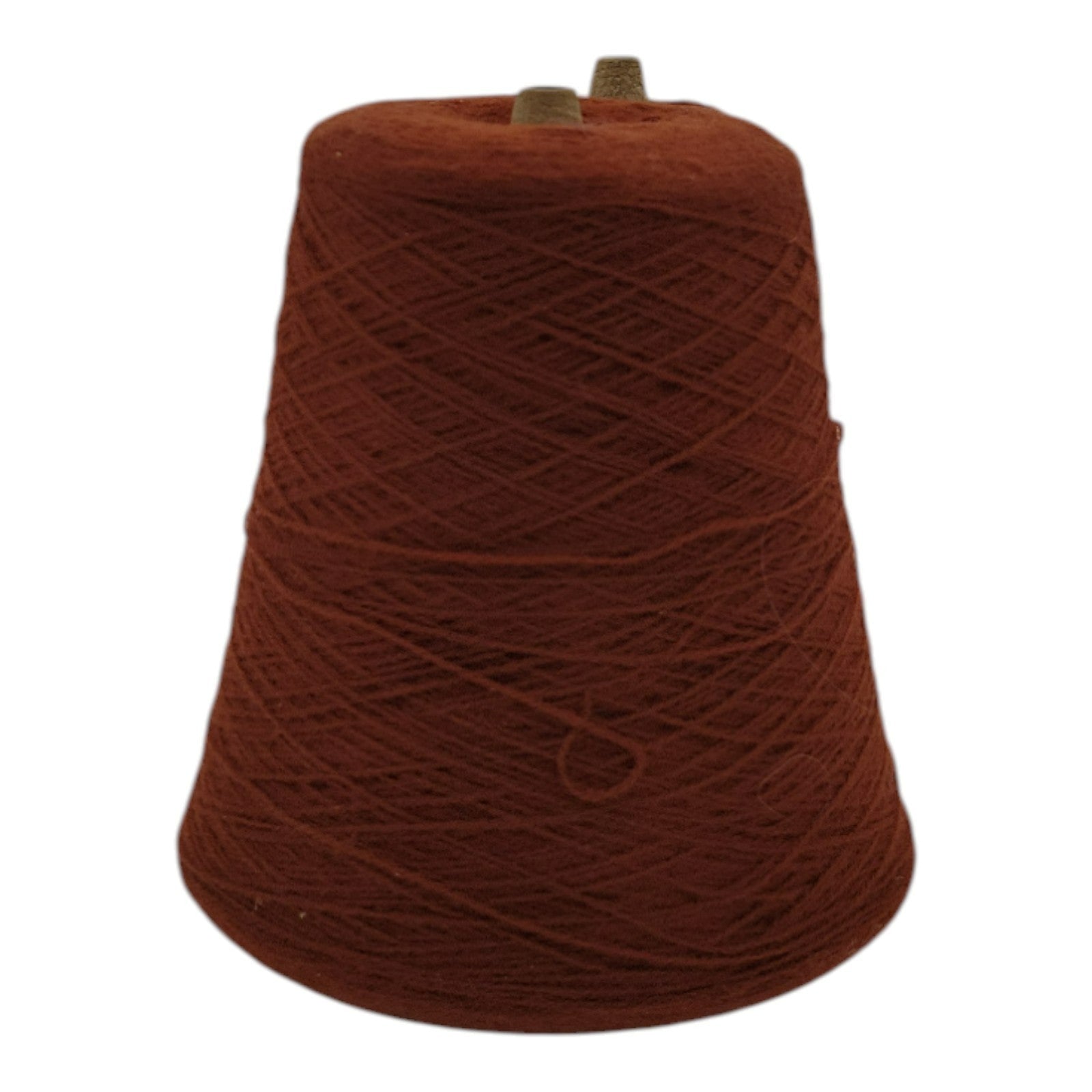 Vintage Exlan 013 Rust M-7257 Yarn Cone 2/24 Lot of 2
