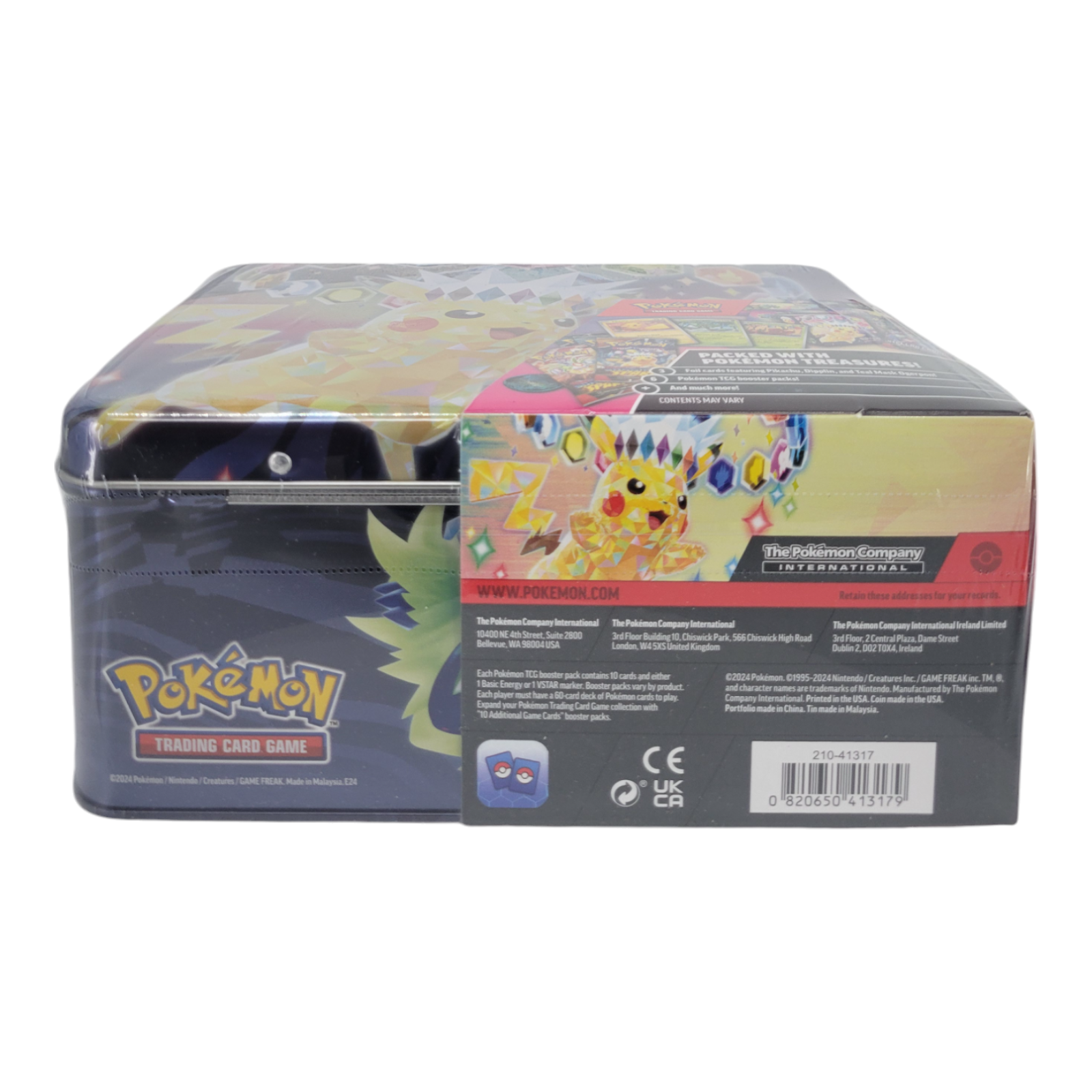 Pokémon TCG Fall 2024 Collector Chest Sealed Box 6 Booster Packs 3 Foil Cards