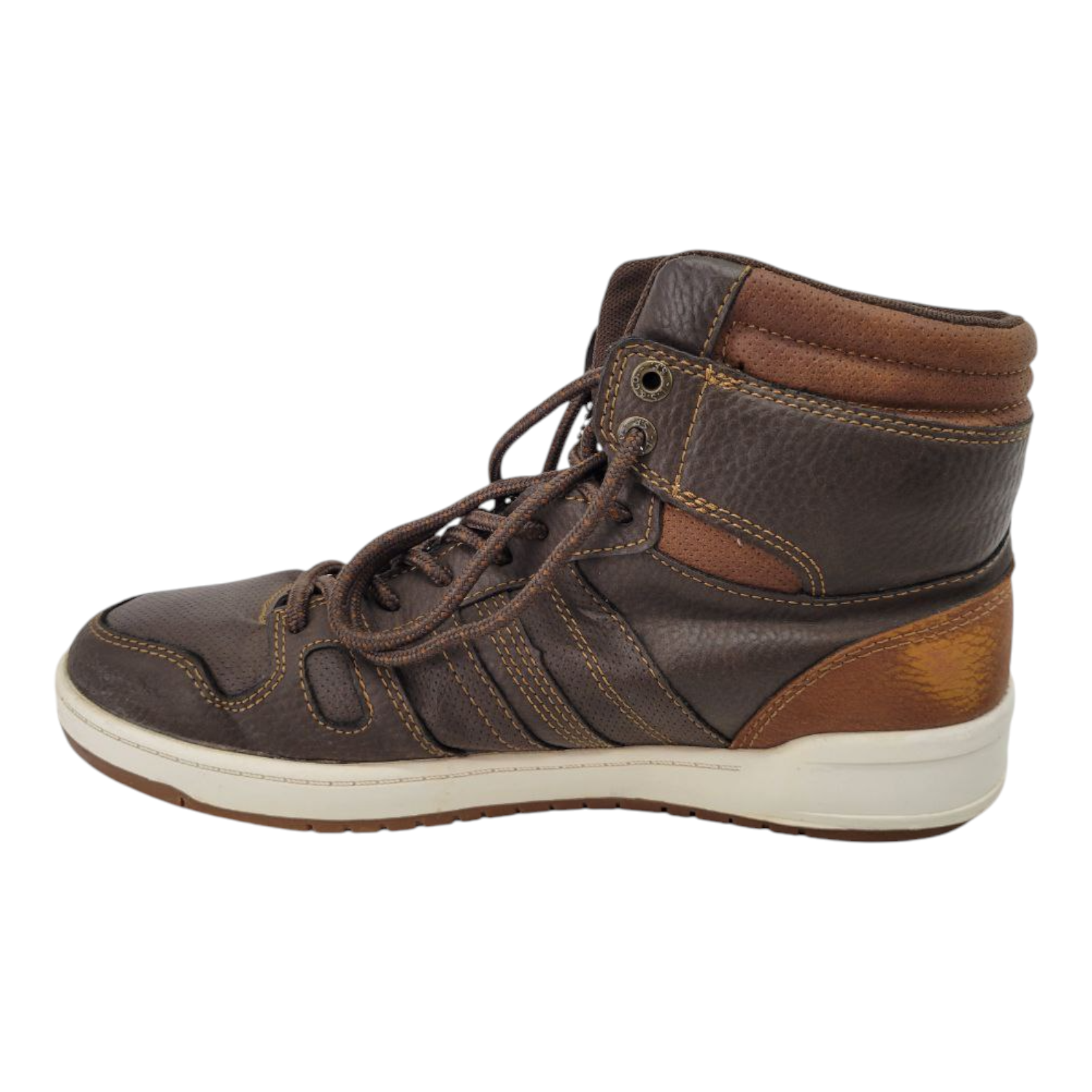 Levi Strauss & Co 51955509B Mens Brown High Top Sneakers Size 8