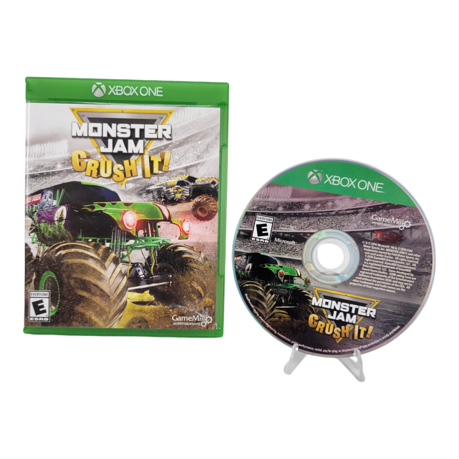 GameMill Monster Jam Crush It Microsoft Xbox One 2016 Monster Truck Racing Game