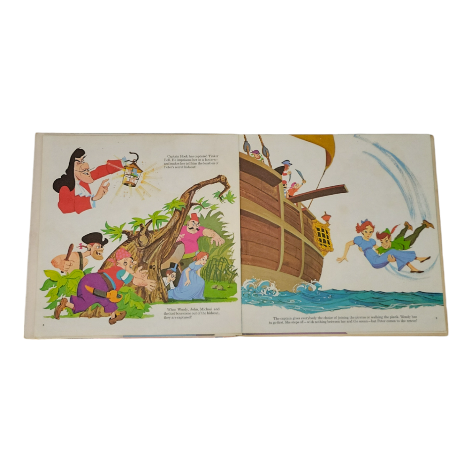 1969 Walt Disney Story and Songs Peter Pan Vinyl LP Record Album with Booklet