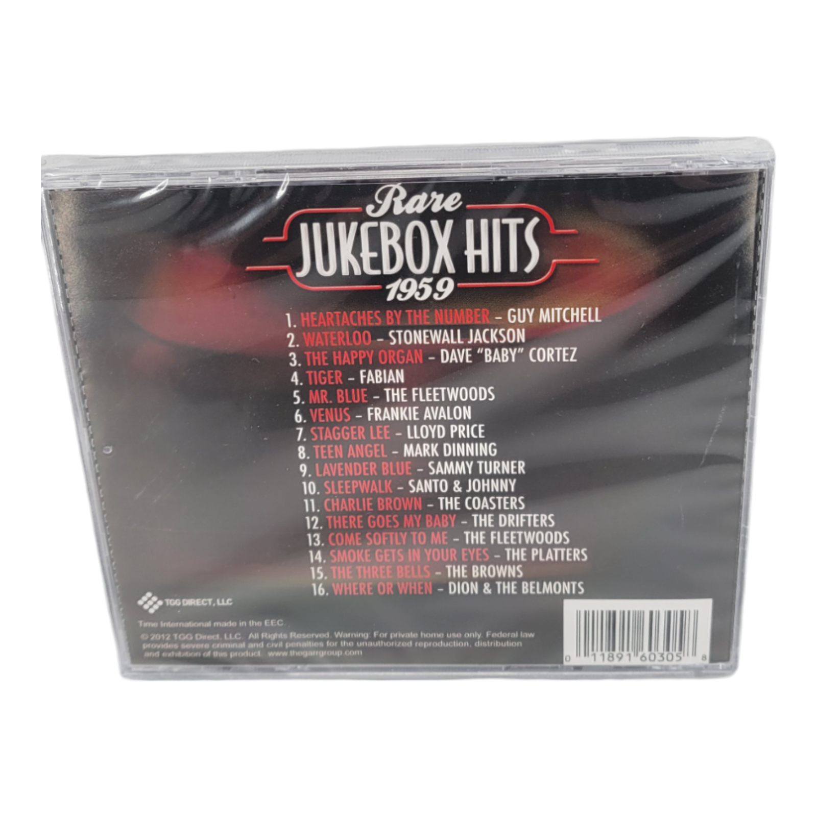 Rare Jukebox Hits CD Collection 1958-1961 4 CD Set Classic Oldies Compilation