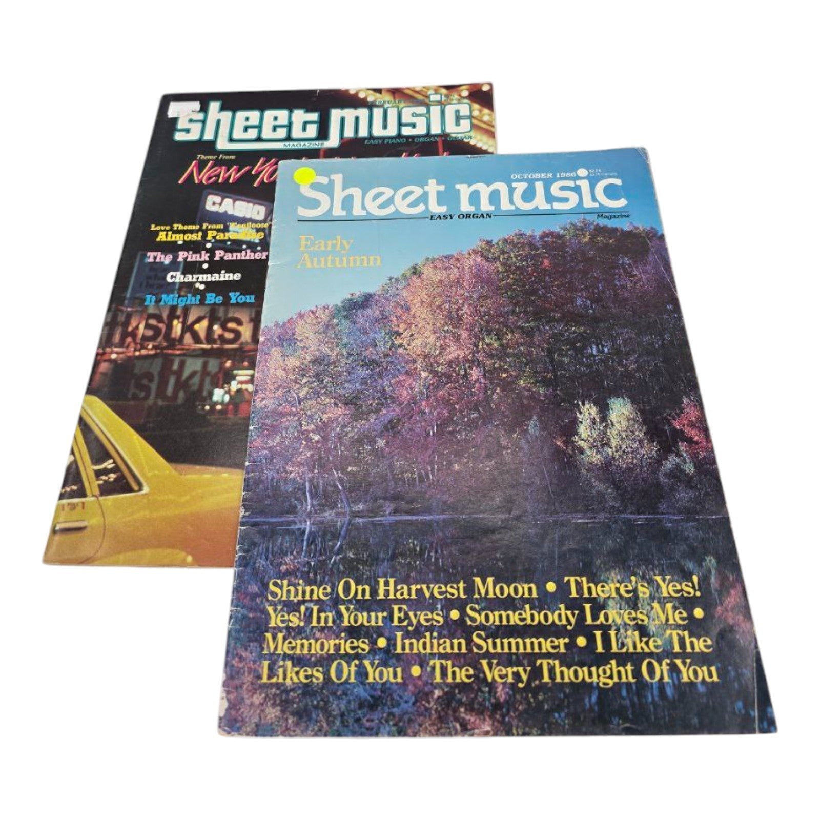 Sheet Music Magazine Early Autumn & Theme from New York New York Vintage 1986