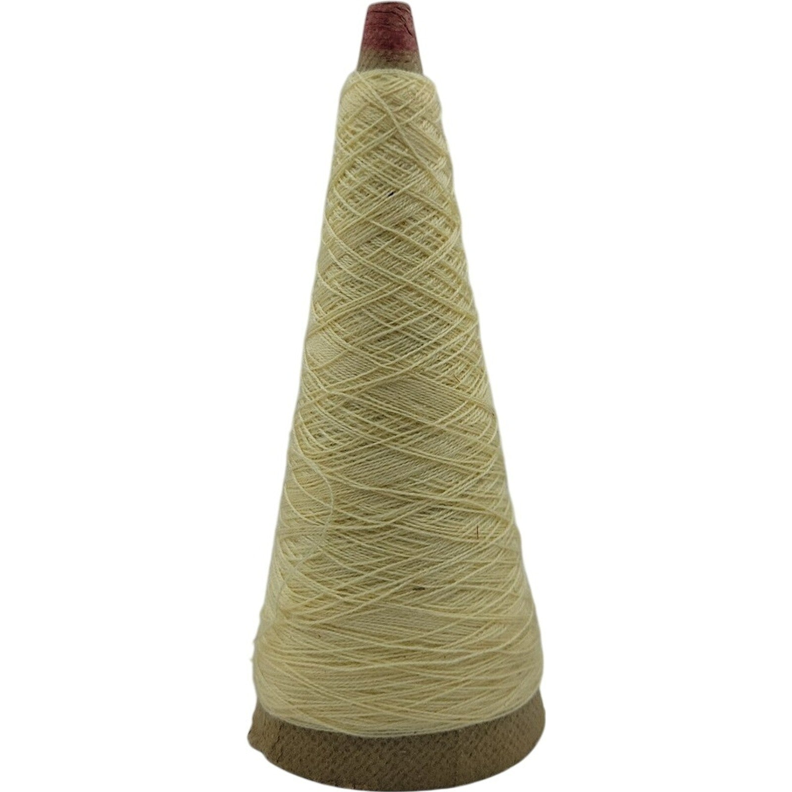 Vintage Pisgah Yarn 2/24 Acrylic Cone Yarn 61-L Yellow 12947