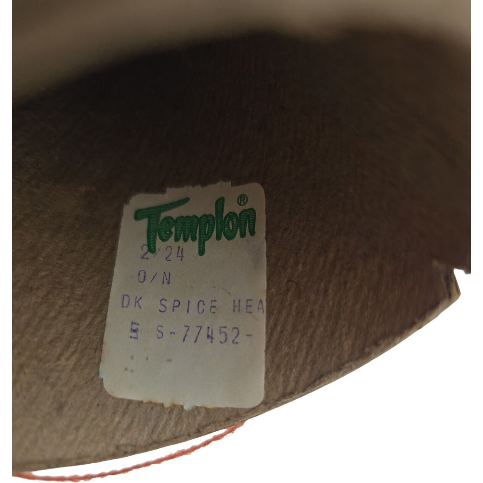 Vintage 1980s Templon 2/24 Yarn Cone DK Spice Heather S-77452 Lot of 3
