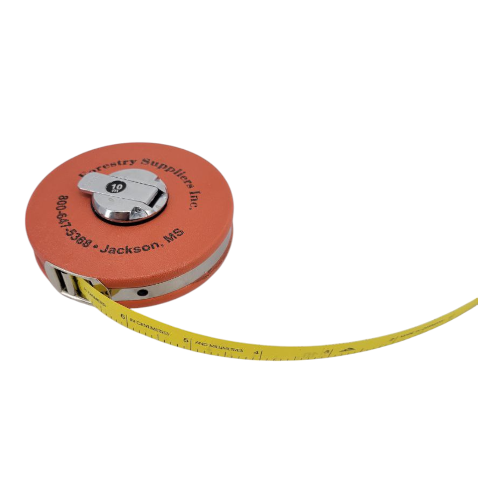 Forestry Suppliers 10m Fiberglass Measuring Tape Yellow