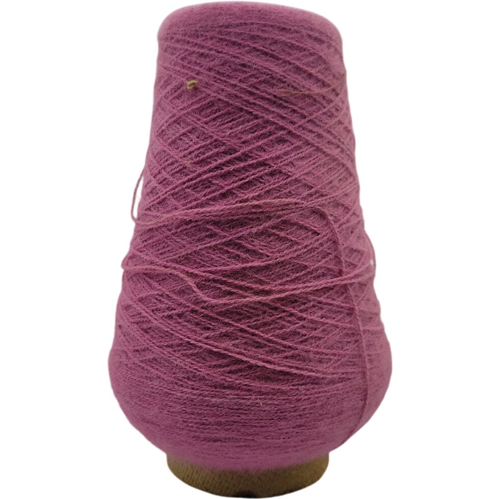 Vintage Templon Dark Mauve 2/24 Weaving Knitting Cone Yarn Lot S-79744