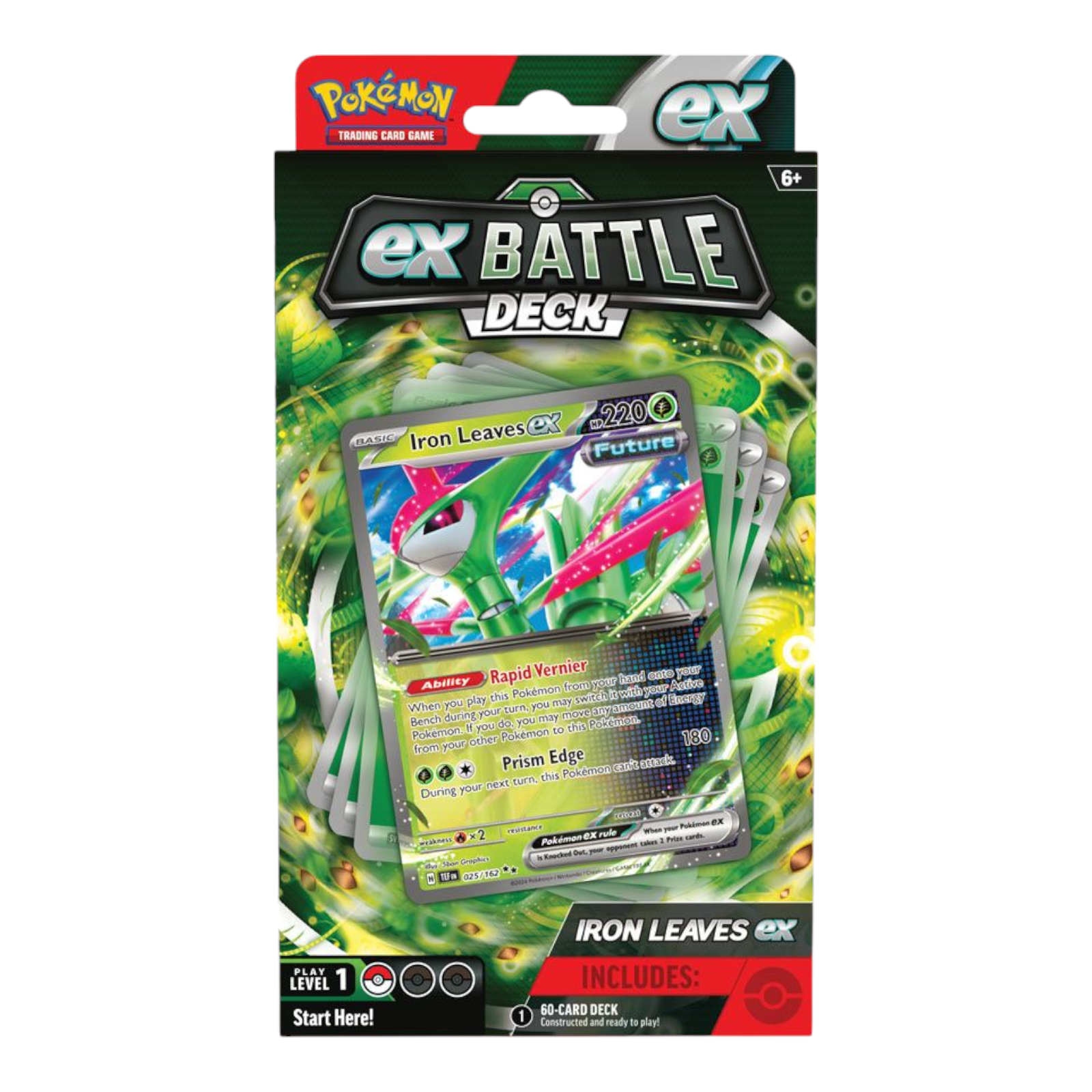 Pokémon TCG ex Deluxe Battle Deck Iron Leaves EX 60 Card Ready to Play Deck