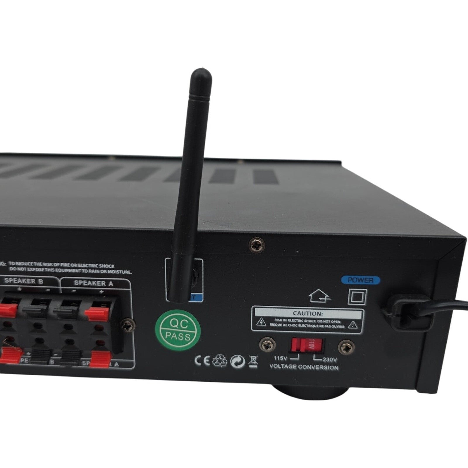 Pyle 6-Channel 600W Audio Amplifier System Analog Digital Stereo With FM Radio